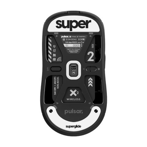 Superglide 2 for Pulsar X2 v2 / X2H / X2A / X2 v1 - Pulsar Gaming Gears Type-C