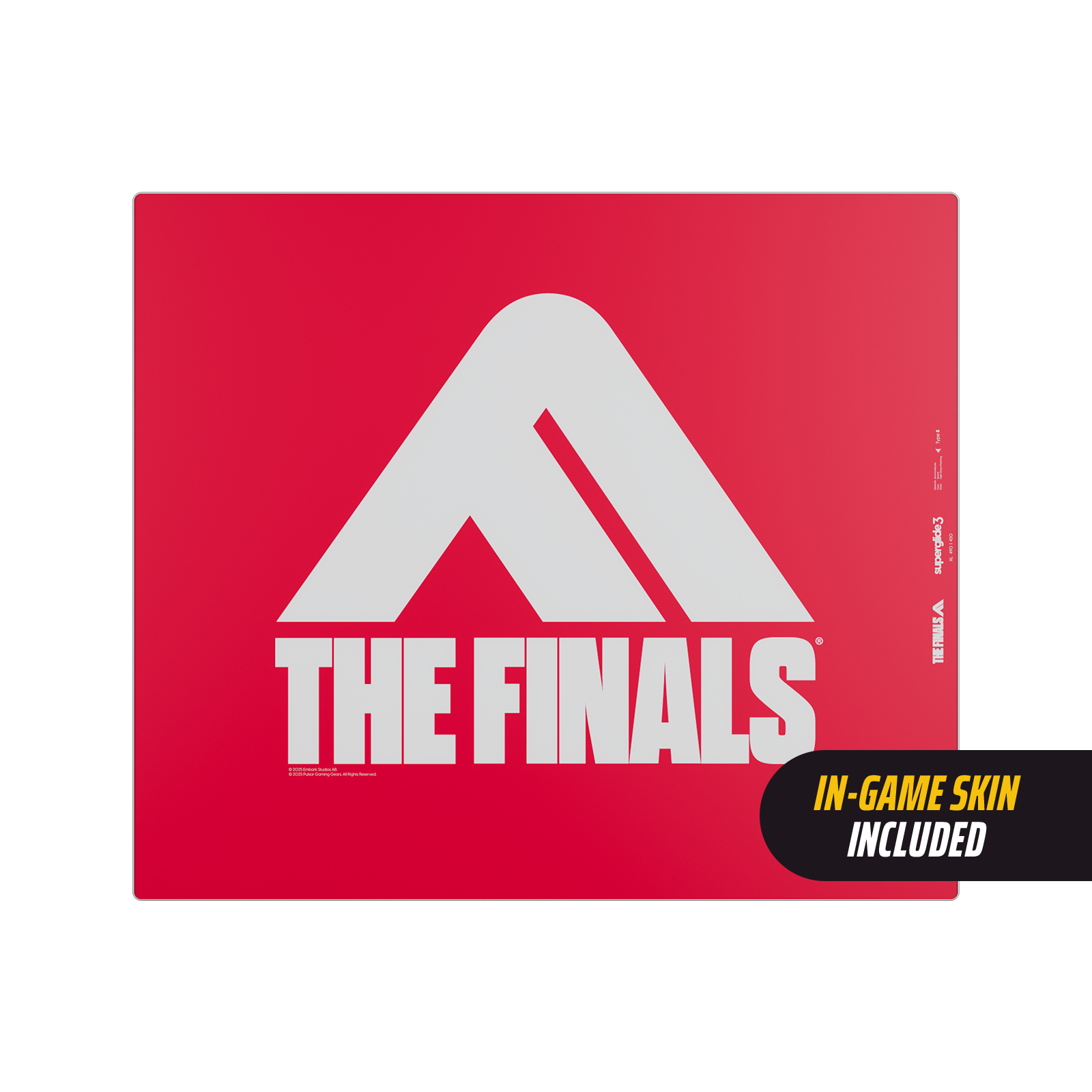 THE FINALS EDITION] Superglide3 Glass Mousepad – Pulsar Gaming