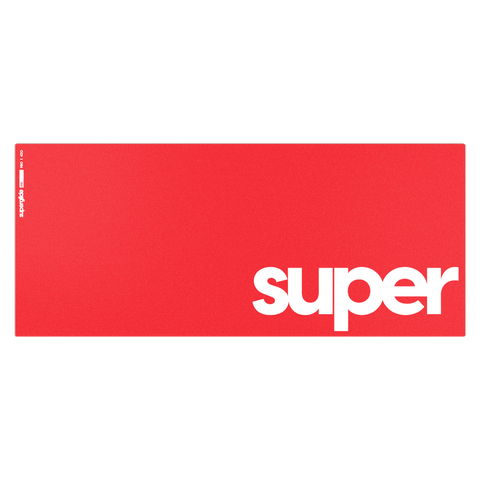White Superglide Glass Mousepad XL (XX Large) with tempered glass surface for ultra-smooth mouse movements and enhanced portability. Made with durable Gorilla Glass and an anti-slip silicone rubber base for maximum grip on surfaces