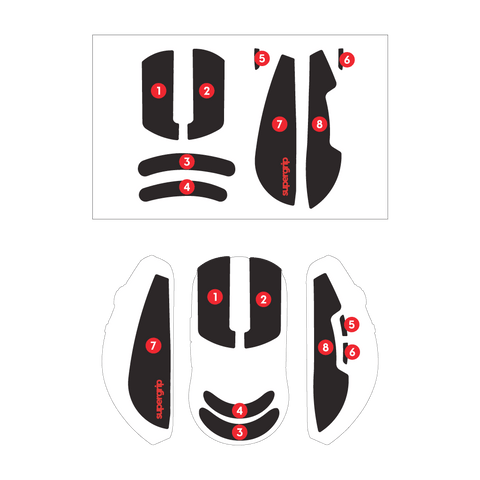 Supergrip Grip Tape for Vaxee Mouse Series - Pulsar Gaming Gears