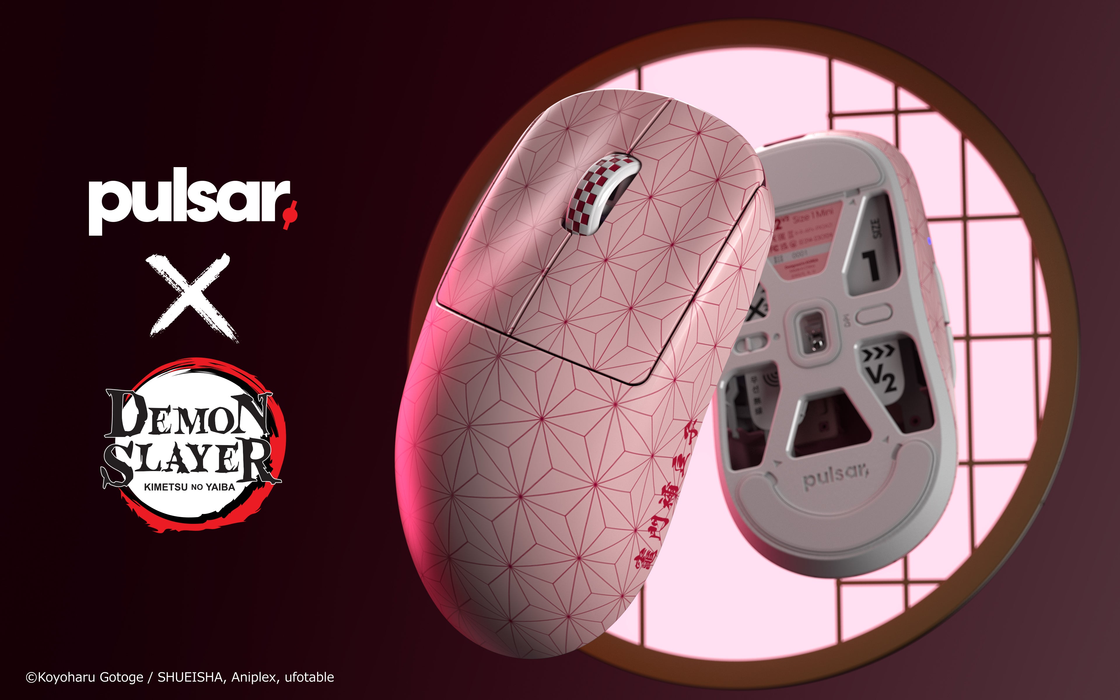 Nezuko Controller calendar detail Demon Nezuko – Pulsar Gaming Gears US