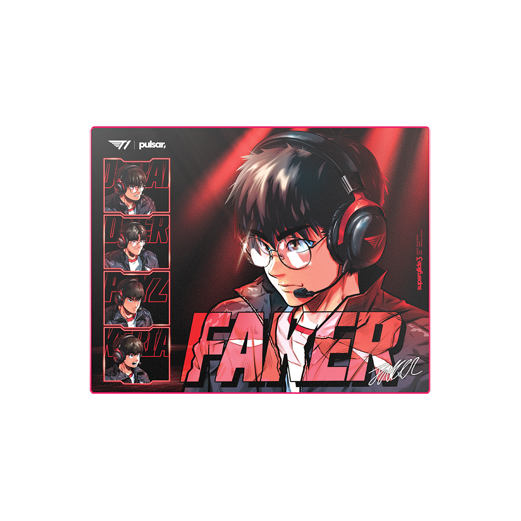 Superglide3 Glass Mouse Pad T1 Edition IN THE GAME FAKER