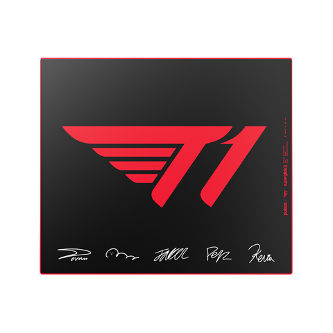 Superglide3 Glass Mouse Pad T1 Edition Signature RED