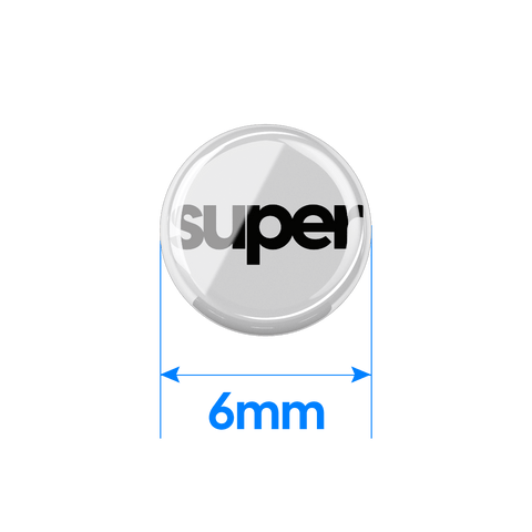 Superglide 6mm dot glass mouse skates