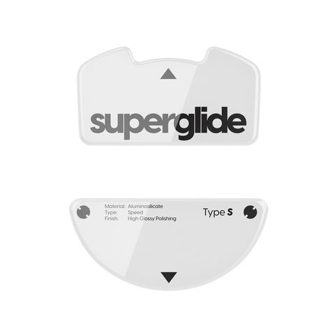 Superglide  (Type-S) for Razer Viper V3 Pro Pulsar Gaming Gears White Speed