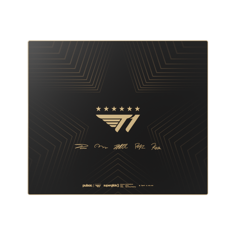 Superglide3 Glass Mouse Pad T1 Edition Golden Ascent